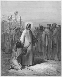 Jesus Healing the Man Possessed with a Devil